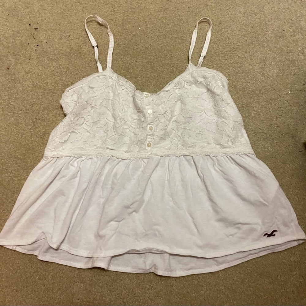 Hollister Lace Cami Crop